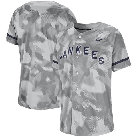 New York Yankees Nike Camo Jersey - Gray