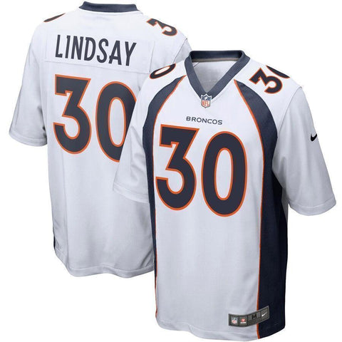 Phillip Lindsay Denver Broncos Nike Game Jersey - White