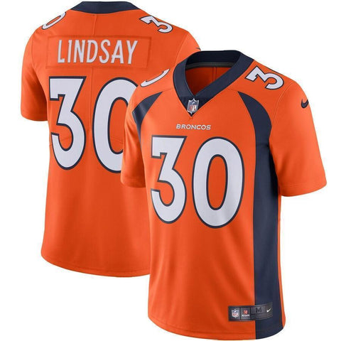 Phillip Lindsay Denver Broncos Nike Vapor Limited Jersey - Orange