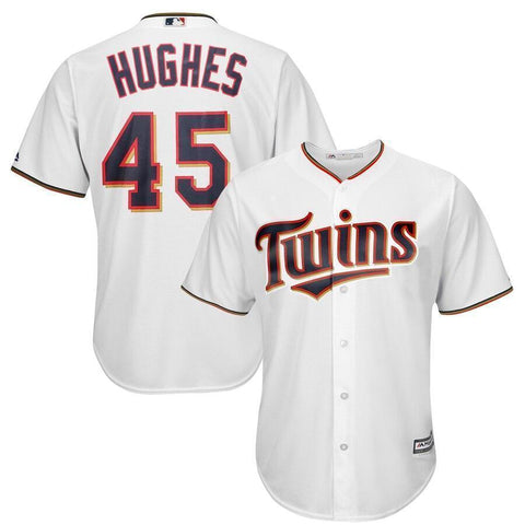 Phil Hughes Minnesota Twins Majestic Cool Base Player Jersey - White