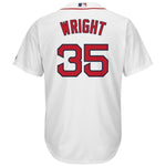 Steven Wright Boston Red Sox Majestic Home Cool Base Replica Player Jersey - White