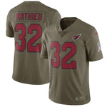 Tyrann Mathieu Arizona Cardinals Nike Salute To Service Limited Jersey - Olive