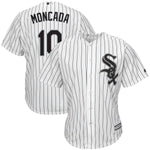 Yoan Moncada Chicago White Sox Majestic Alternate Official Cool Base Replica Player Jersey - Black/White