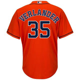 Justin Verlander Houston Astros Majestic Official Cool Base Player Jersey - Orange