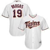 Kenny Vargas Minnesota Twins Majestic Cool Base Player Jersey - White