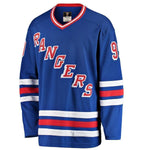 Wayne Gretzky New York Rangers Fanatics Branded Premier Breakaway Retired Player Jersey - Blue