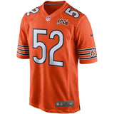 Khalil Mack Chicago Bears Nike 100th Season Game Jersey - Orange