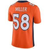 Von Miller Denver Broncos Nike Vapor Untouchable Limited Player Jersey - Orange