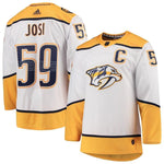 Roman Josi Nashville Predators adidas Away Player Jersey - White