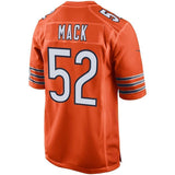 Khalil Mack Chicago Bears Nike 100th Season Game Jersey - Orange