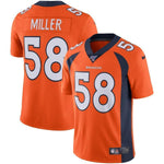 Von Miller Denver Broncos Nike NFL 100 Vapor Limited Jersey - Orange