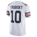 Mitchell Trubisky Chicago Bears Nike 2019 100th Season Alternate Classic Limited Jersey - White