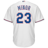 Mike Minor Texas Rangers Majestic Official Cool Base Player Jersey - White