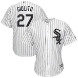 Lucas Giolito Chicago White Sox Majestic Official Cool Base Player Jersey - White/Black
