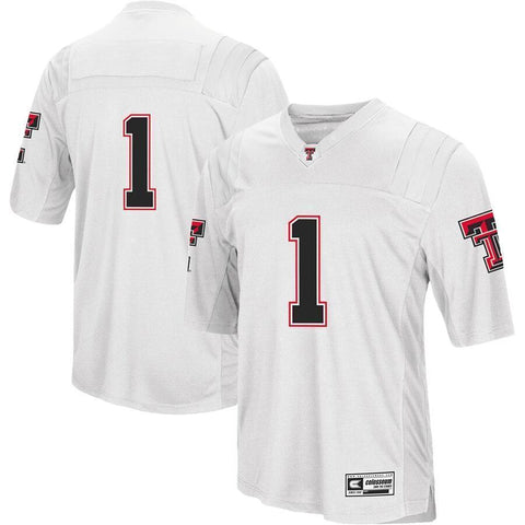 Texas Tech Red Raiders Colosseum Football Jersey - White