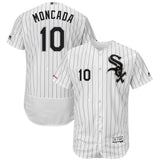 Yoan Moncada Chicago White Sox Majestic Alternate Flex Base Collection Player Jersey – Black/White