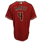 Ketel Marte Arizona Diamondbacks Majestic Alternate Official Cool Base Player Jersey - Red/Black