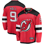 Men's New Jersey Devils Taylor Hall Fanatics Branded Red Breakaway Player Jersey Red/White