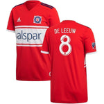 Michael de Leeuw Chicago Fire 2018 Primary Player Jersey – Red