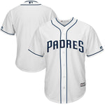 San Diego Padres Majestic Cool Base Team Jersey - White-