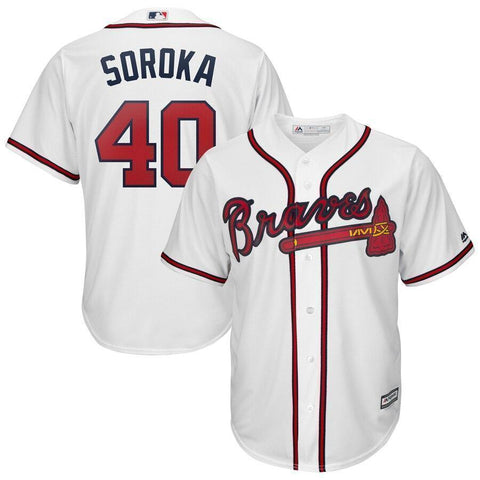 Mike Soroka Atlanta Braves Majestic 2019 Home Cool Base Player Jersey – White