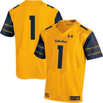 #1 Cal Bears Under Armour Team Football Jersey – Gold