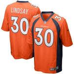 Phillip Lindsay Denver Broncos Nike Player Game Jersey - Orange